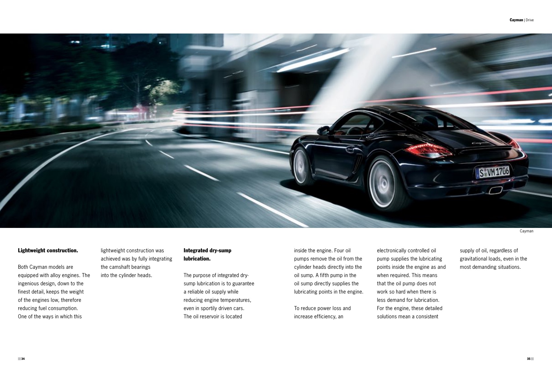 2012 Porsche Cayman Brochure Page 43